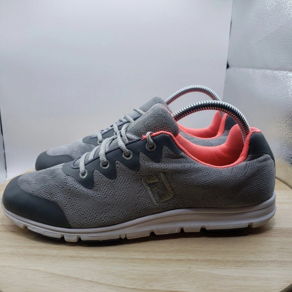FootJoy Gray and Pink Athletic Shoes